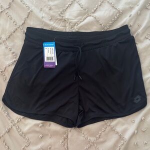 Lotto Women's Black Athletic Shorts